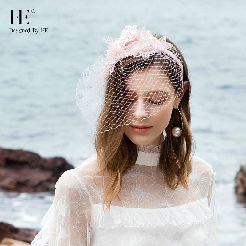 时尚ee欧美欧美时纱网发英式宴会头饰小礼帽百搭帽子