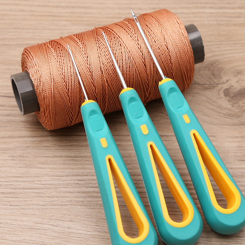 锥子钩针补鞋修鞋皮革打孔工具带钩专用线锥子