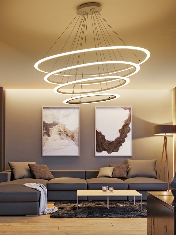 客厅吊灯简约现代led创意意灯北欧灯具温馨吊灯