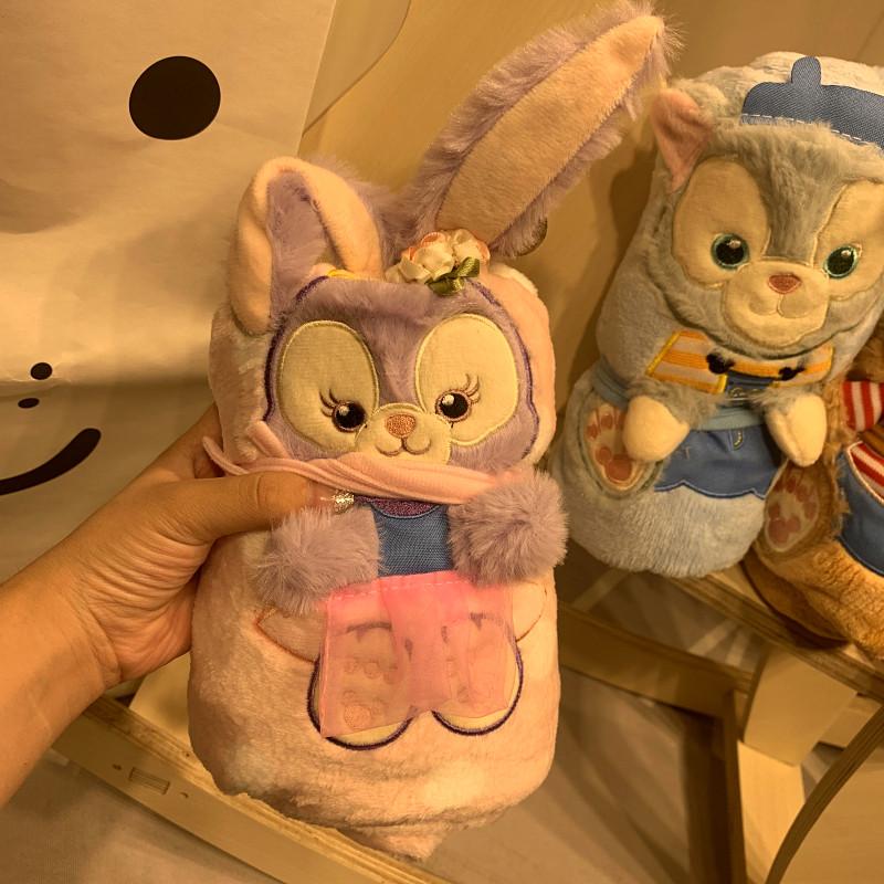 可爱达菲熊雪莉枚托尼猫卡通毛绒卷毯盖毯珊瑚绒小毯子 ins 包邮