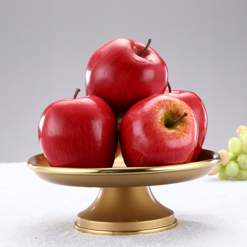 果盘熙曼蒂供盘纯铜水果供佛高脚家用供奉光身果盘