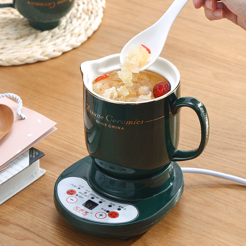 艾苏恩养生炖杯全自动迷你电炖办公室小型煮粥杯多功能电加热水杯￥39