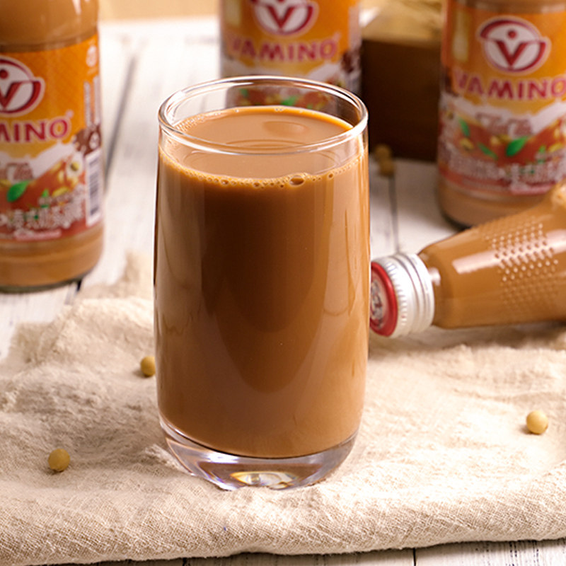 vamino哇米诺泰式奶茶豆奶300ml5玻璃瓶装泰国进口泰式奶茶风味