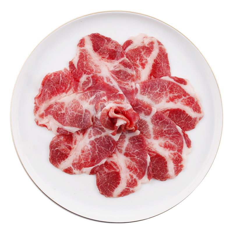 专区34950管家伊比利亚黑猪猪猪颈肉250g梅花肉片生猪肉