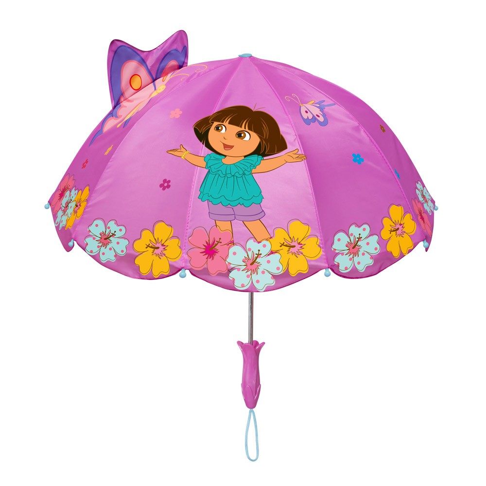 儿童雨伞男女孩创意卡通长柄可爱小宝宝迷你幼儿园晴雨两用公主伞