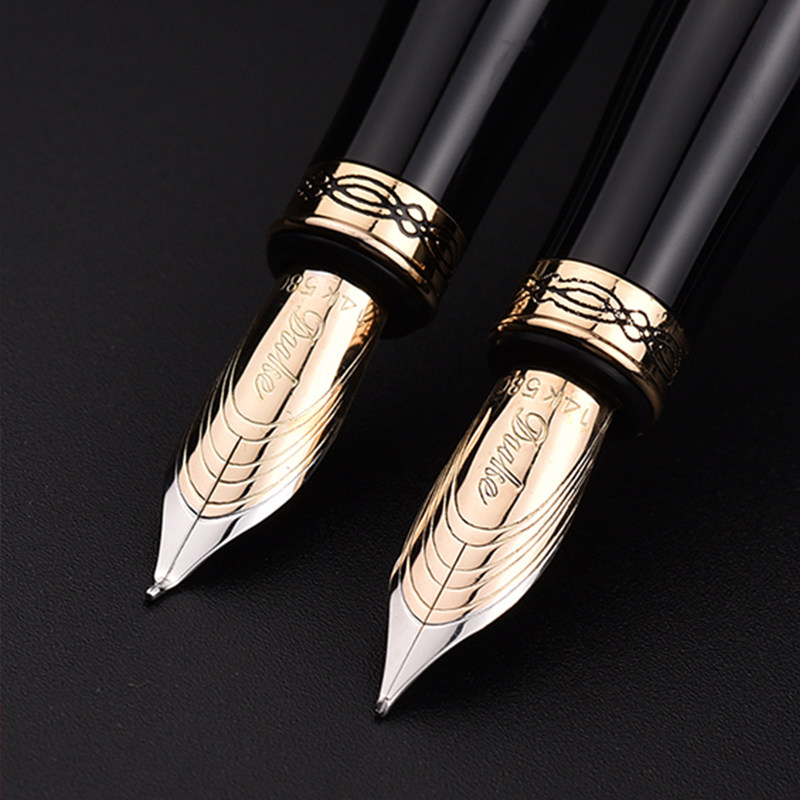 德国女士送礼礼物刻字盒装礼盒老师铱金弯尖钢笔