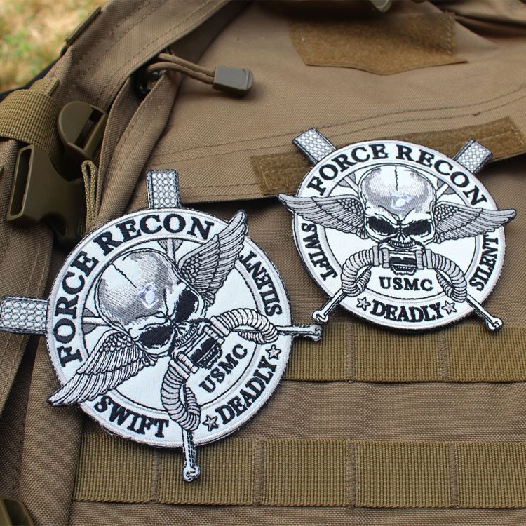 臂章新款侦察刺绣魔术背包贴章魔贴衣帖战术贴章