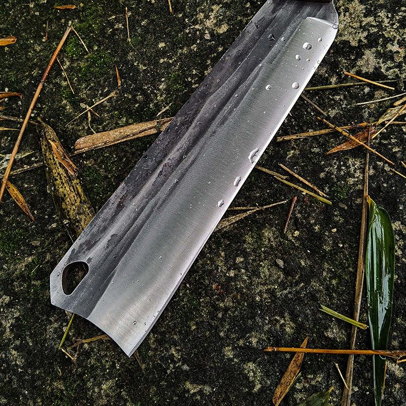 砍树刀手工锻打劈柴刀多功能农用户外锰钢砍柴伐木开路刀直刀强力