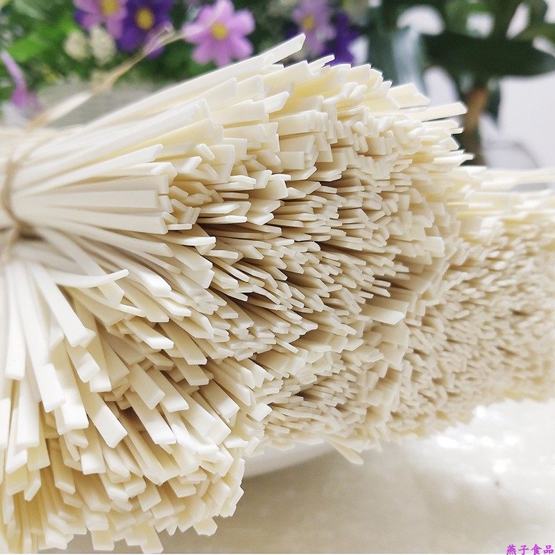 挂面陕西特产安康手工机制韭叶面条小麦耐煮其它粮食