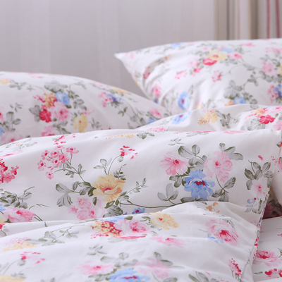 秋冬碎花单件纯棉田园少女双人15m18被单单人床单