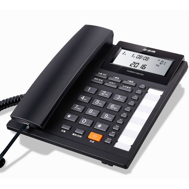 步步高电话机商务商务办公办公室一键拨号接口家用免提电话机有绳