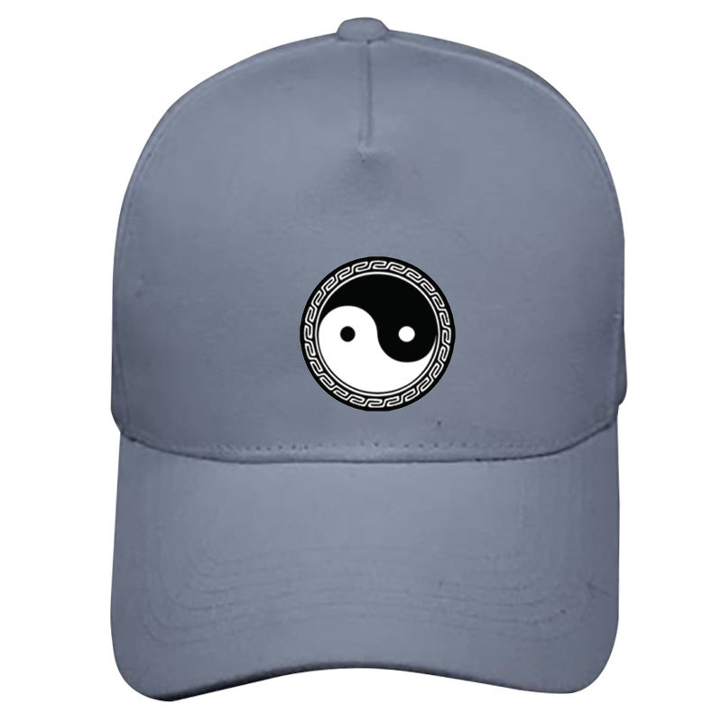 中国国风五行八卦太极图文化中医医可定制鸭舌帽帽子