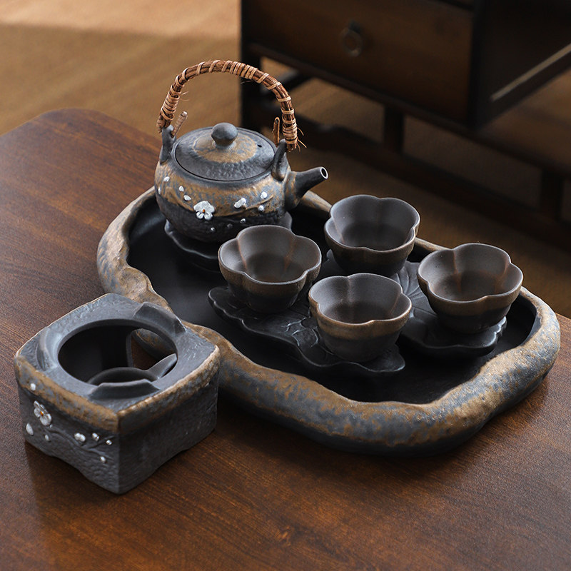 禅意干泡茶台托盘水壶蓄水台排复古茶盘茶具茶盘