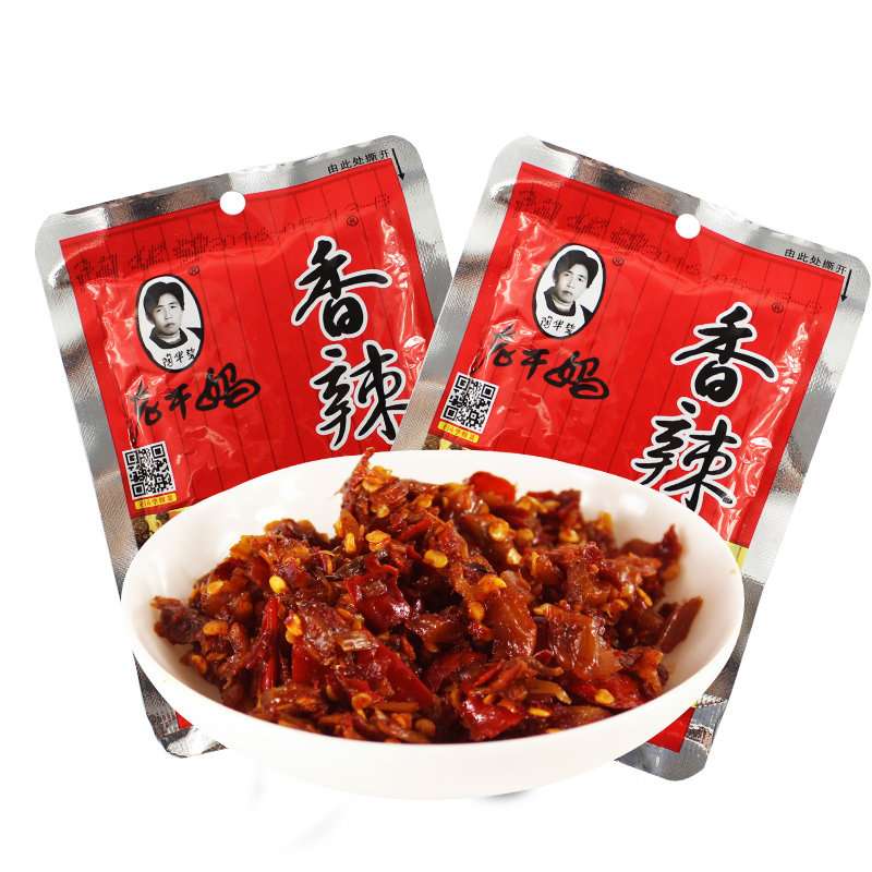 特产贵州陶华碧老干妈香辣菜60克香辣过瘾酱菜下饭菜盐菜袋装