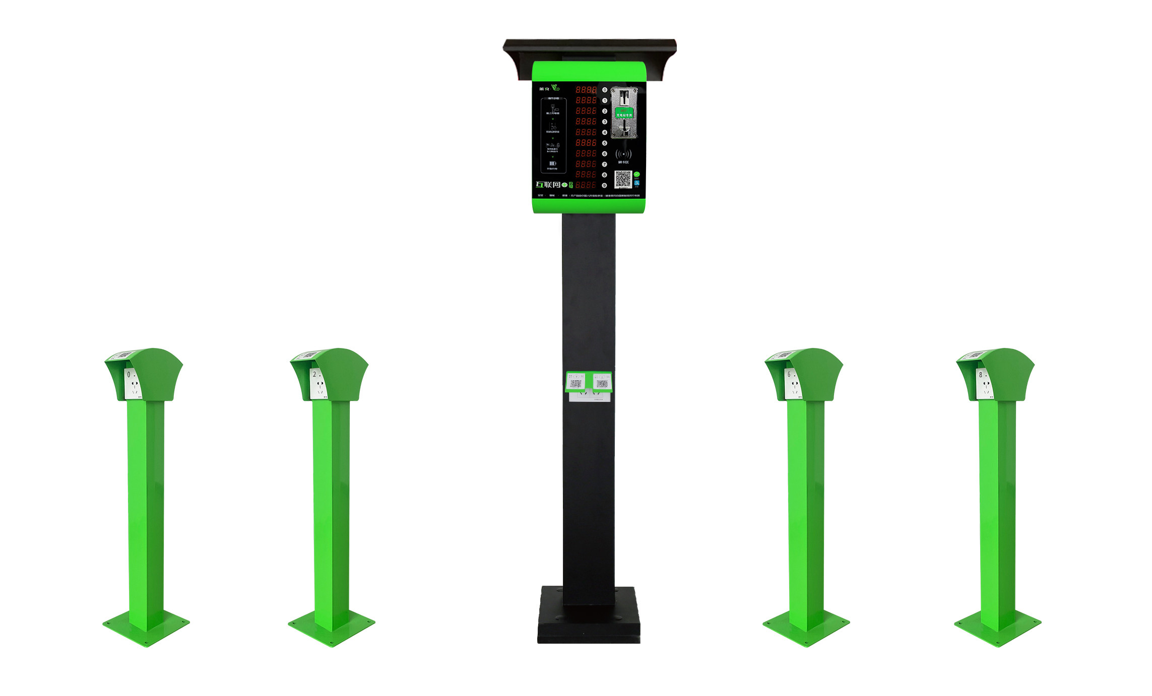 莱充小区户外防雨电动车充电立柱架子支架电瓶车快速充电站