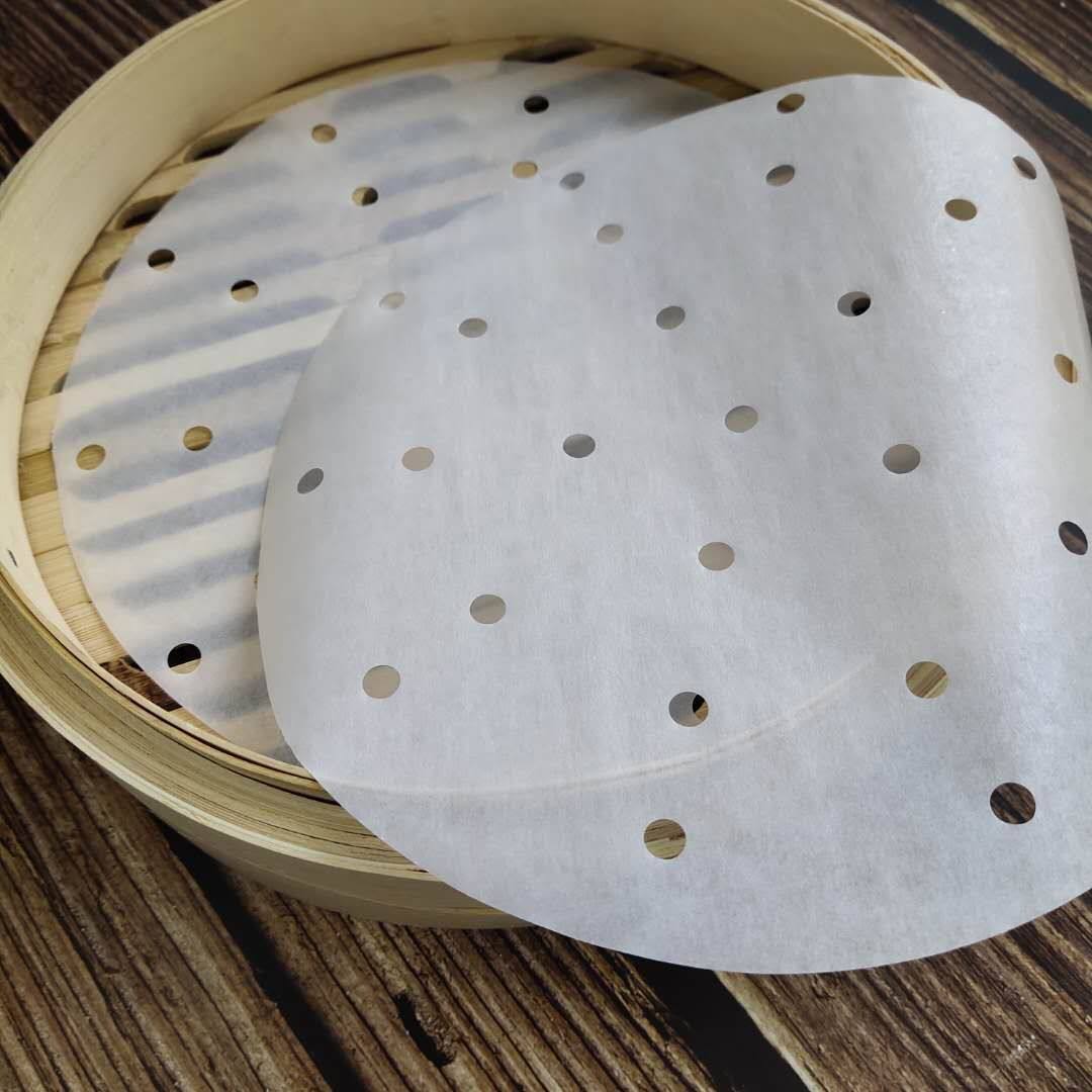 包子蒸笼垫子不粘家用馒头不沾纸蒸纸蒸包纸垫烘焙用纸