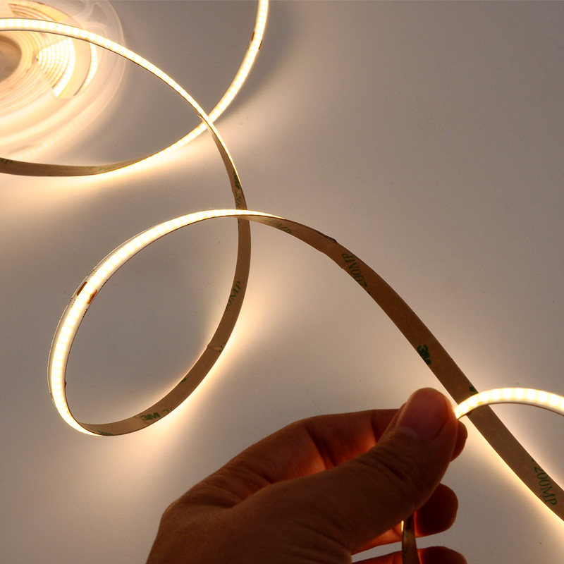 cob灯带led柔性软灯条24v家用客厅室内超亮led灯带