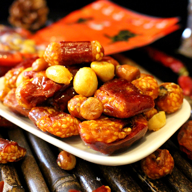 重庆特产香脆椒友军香脆椒辣椒酥400g磁器口特色辣椒花生零食