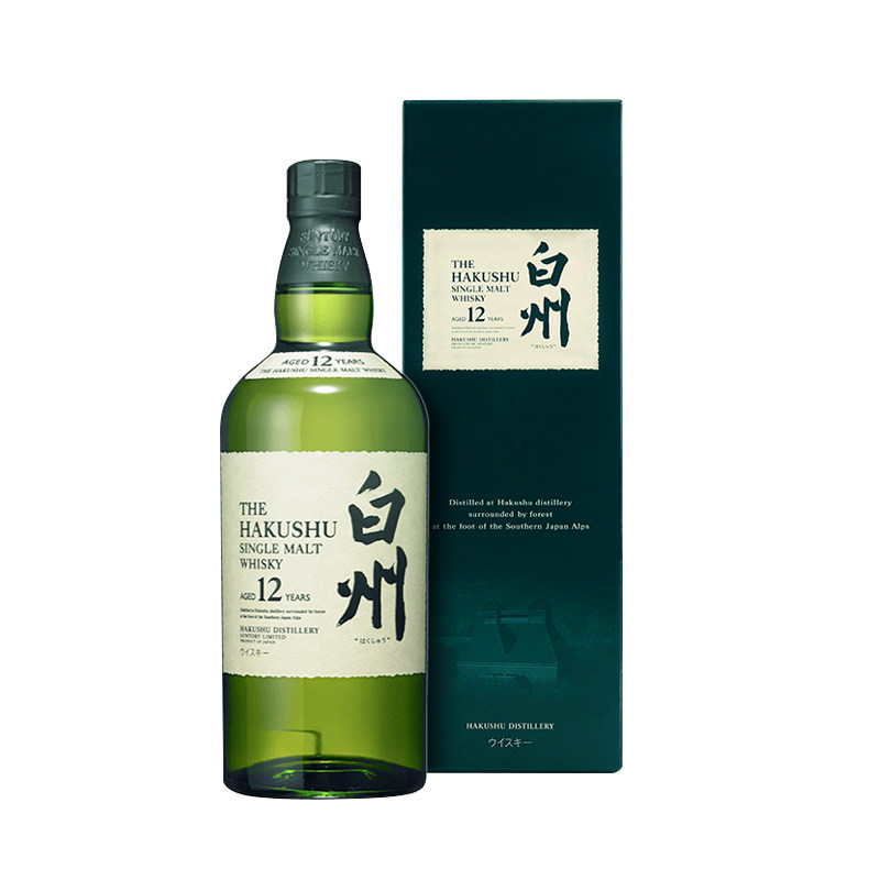 宝树行白州12年700ml单一麦芽威士忌日本进口洋酒威士忌