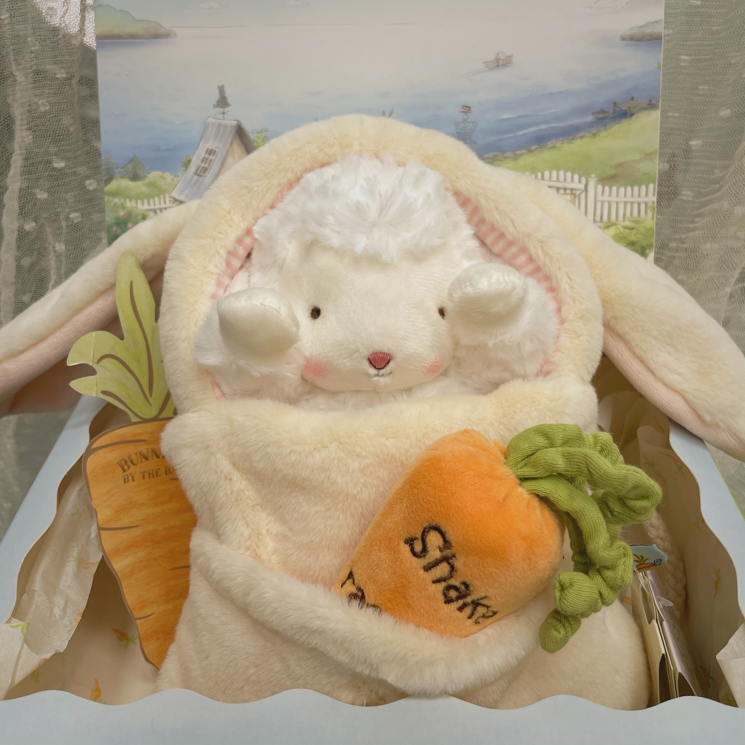 bunnies小羊公仔毛绒玩具动物娃娃卡通抱枕圣诞生日毛绒布艺类玩具