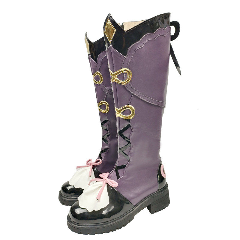 cosplay鞋靴子原神cos云堇鞋子游戏人物动漫鞋增高支持来图定做