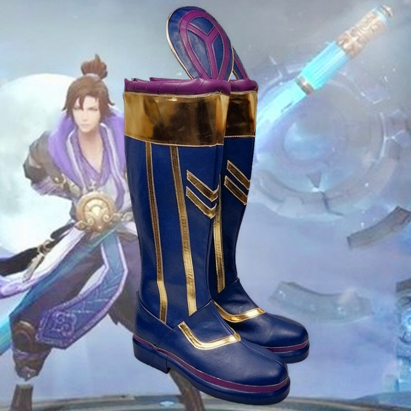 cosplay鞋子定制王者农荣耀孙悟空皮肤至尊宝cos鞋支持来图定做