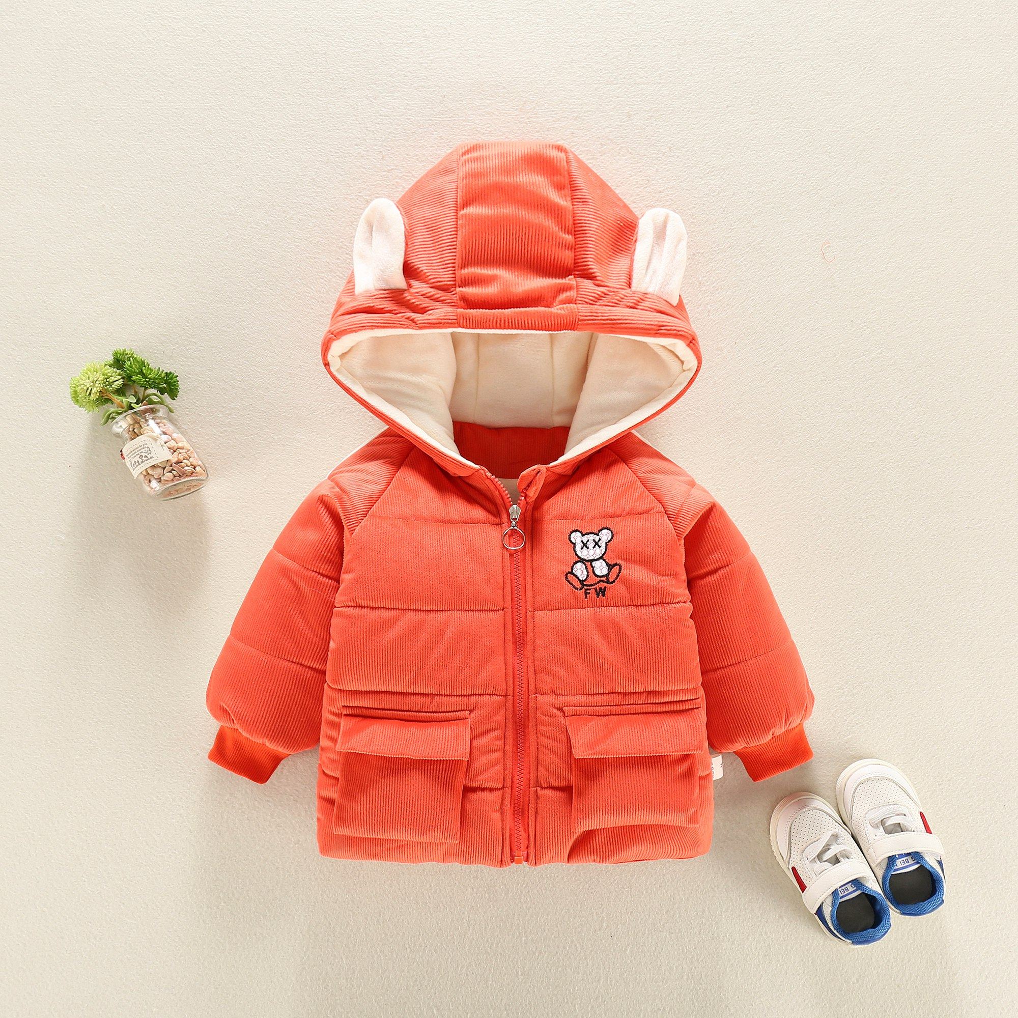 宝宝洋气冬季婴儿女婴棉袄加厚加绒儿童棉衣棉袄