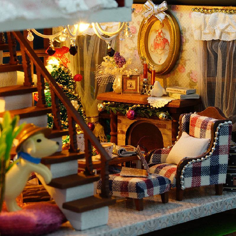 智趣屋diy小屋房子手工制作模型玩具成人大别墅女生创意生日礼物