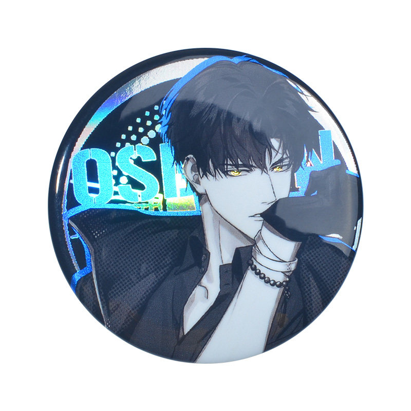 二次苏同人吧唧动漫透卡同人查理二次元萧逸徽章动漫挂件