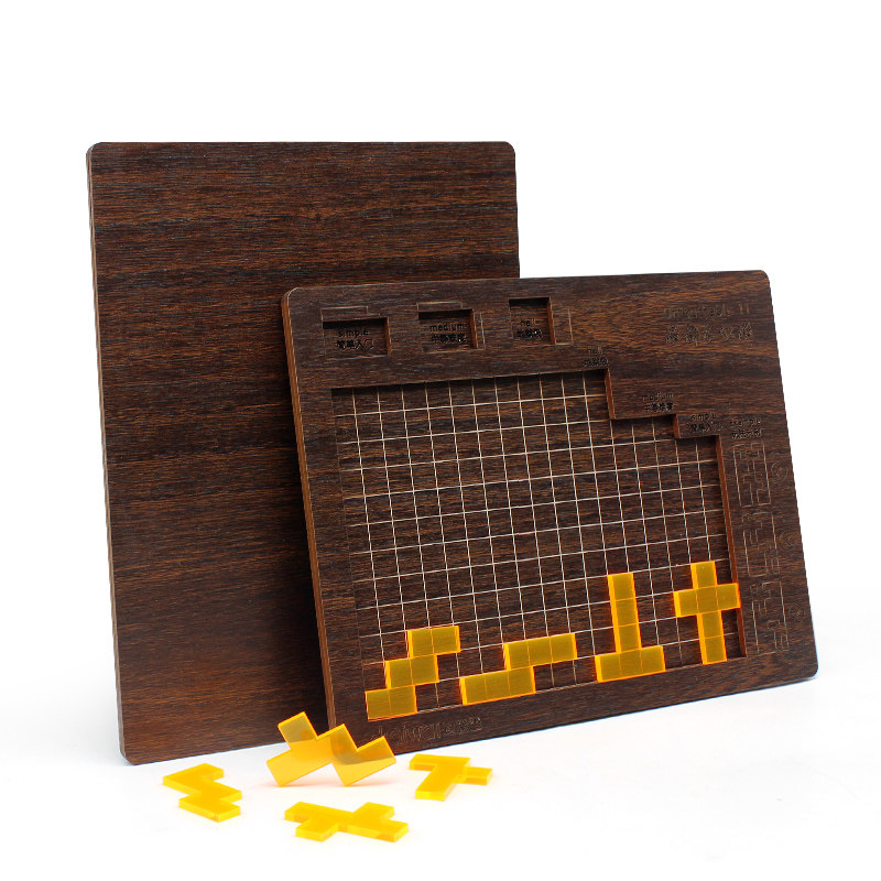 untouchable11gm同款木质puzzle成人减压益智高难度十级拼图