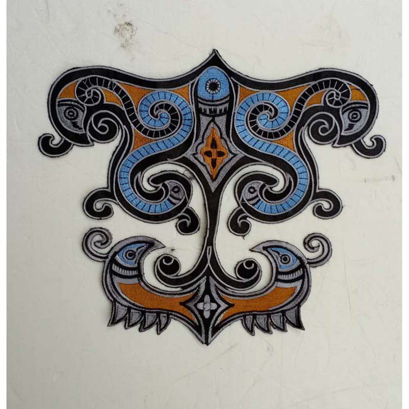 蜡染贵州仿古刺绣绣片苗绣衣服补丁补洞布贴苗族织锦