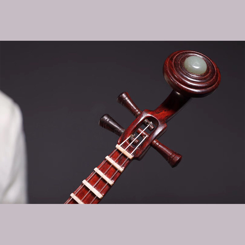 大檀印度小叶紫檀琵琶乐器紫檀红木雕刻客厅家居装饰品工艺品摆件