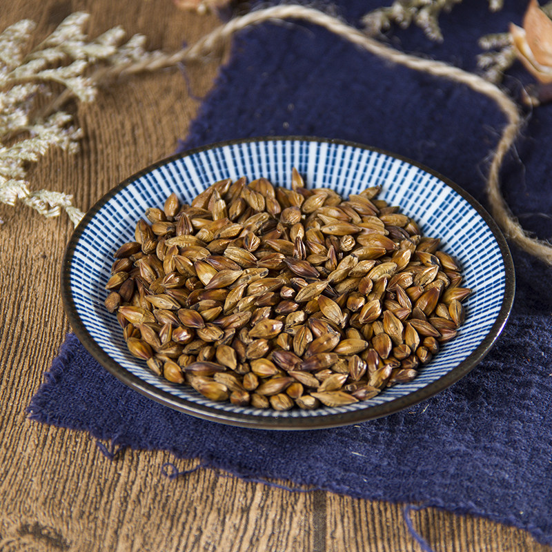 中药材正品新货炒麦芽500g克天然精选焦麦芽茶大麦籽回奶中草药