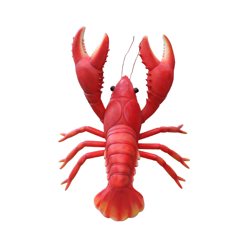 仿真小龙虾模型招牌雕塑发光大型海鲜酒楼餐厅摆件