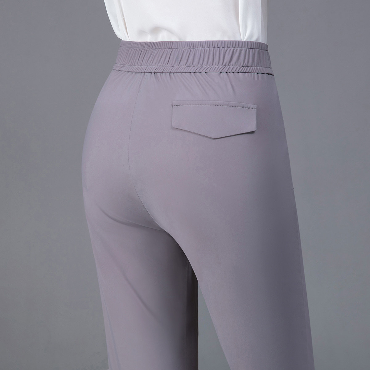 2020小脚女士九分夏季免烫冰丝女裤休闲气质休闲裤