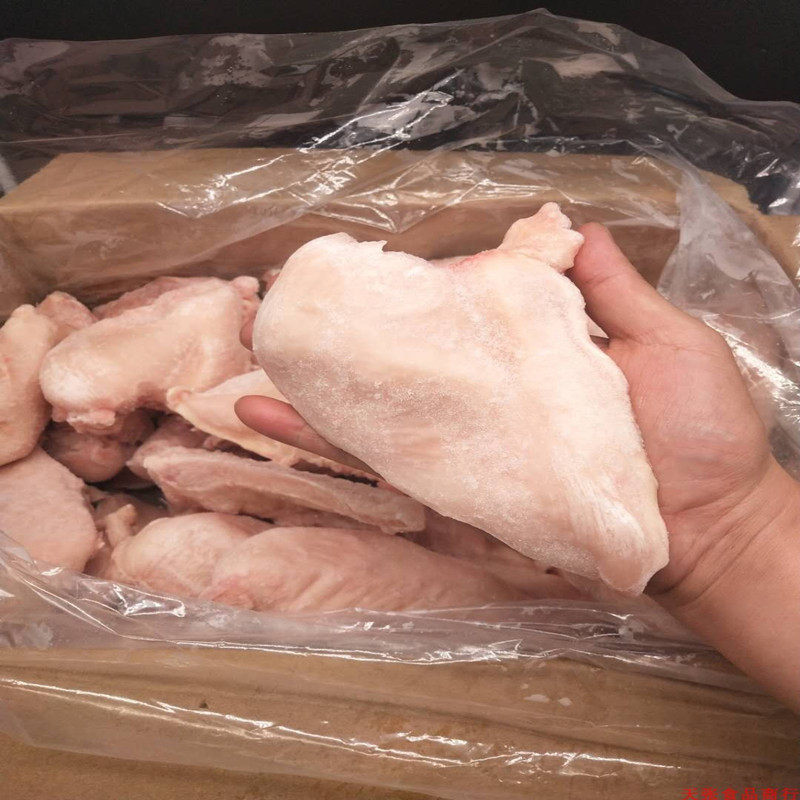 整箱正大单冻去皮大胸带肩冷冻鸡胸新鲜鸡肉鸡胸