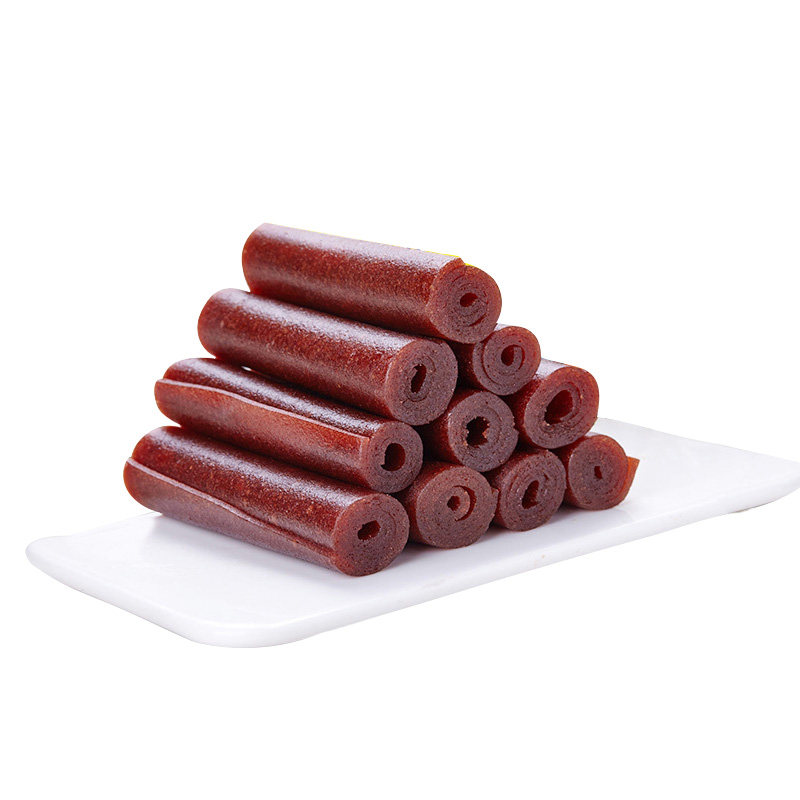 奥赛 山楂果丹皮200g*3袋 山楂卷宝宝休闲零食小吃 独立小袋果脯