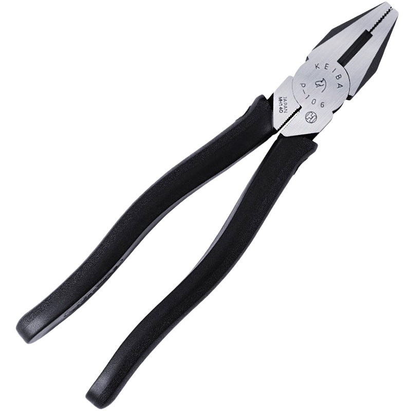 日本进口马牌keiba电工钢丝p-106剪线6寸7寸钢丝钳