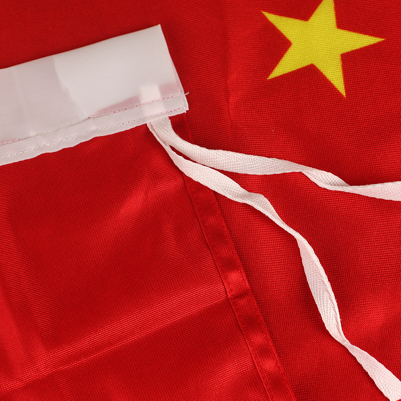 国旗3号4号5号中国五星红旗经编布国旗旗帜64cm旗帜