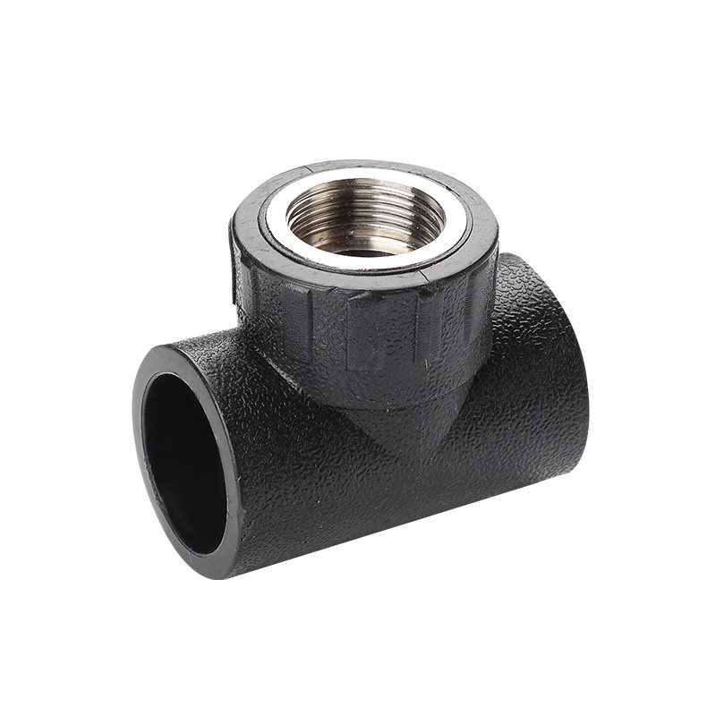 三通接头pe内丝配件自来水管件内牙2025324分1寸pe管