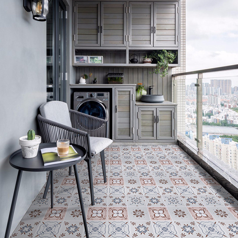 阳台装饰地面贴纸防水防滑耐磨地贴加厚墙贴地贴