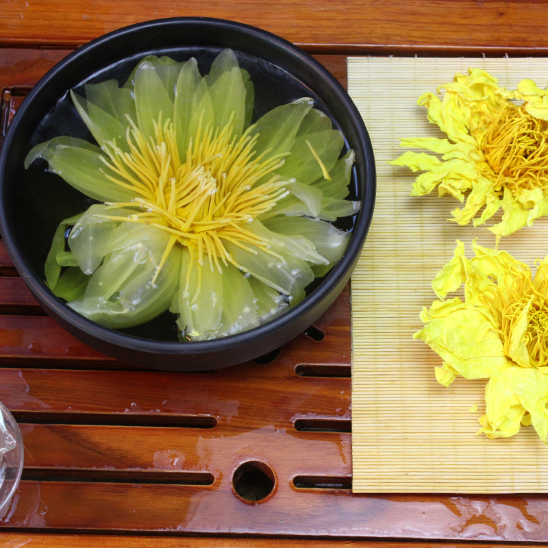 莲花台湾九品香水花茶养生茶时尚金黄金精选代用