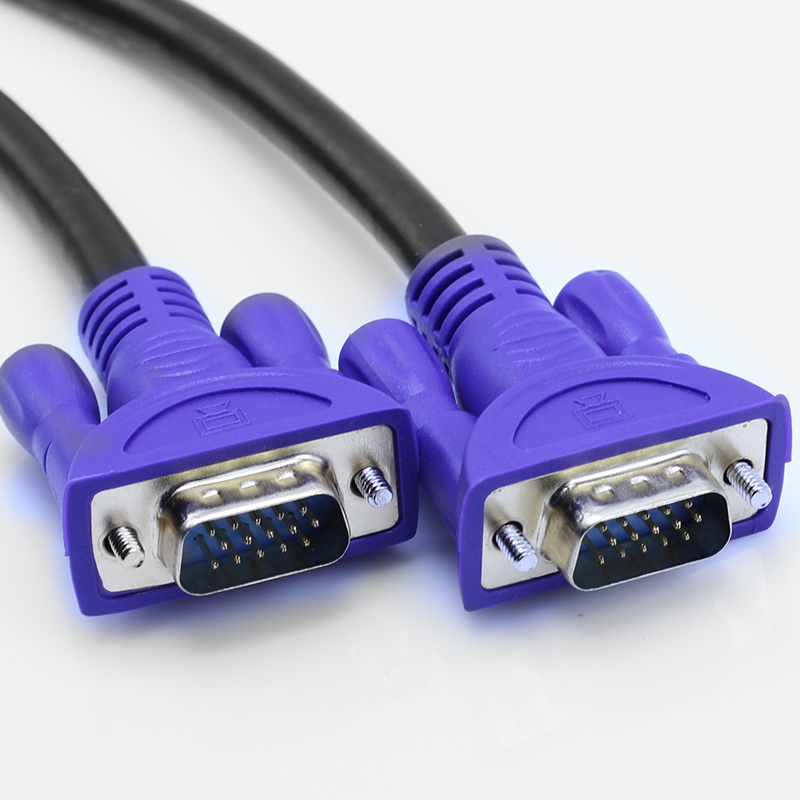 ultvga线电脑显示器电视投影仪高清连接线vga视频延长数据线