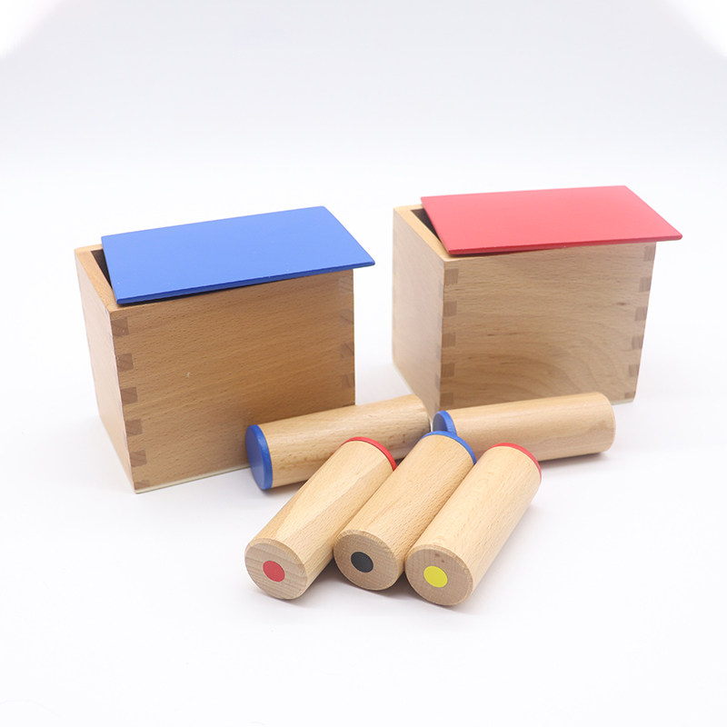 蒙氏音筒音桶听觉筒国际版蒙台蒙特梭利教具感官儿童早教益智玩具