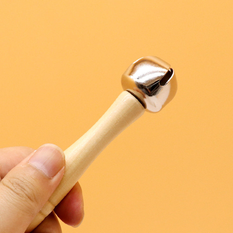 乐器玩具奥尔夫打击单棒铃儿童音乐早教教具打击乐器幼儿铃类乐器