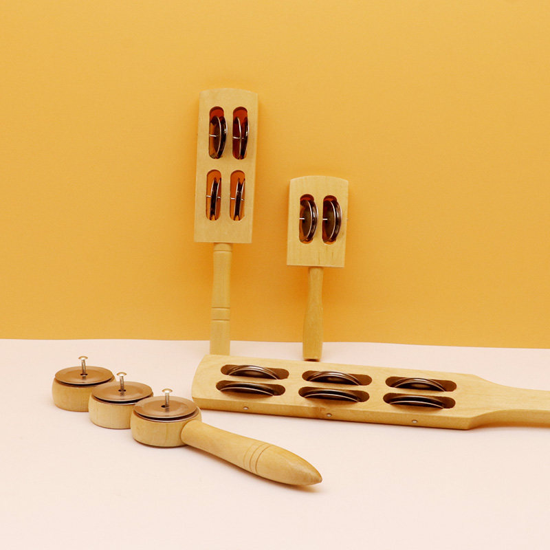 奥尔夫乐器棒铃摇铃铃板铃棒幼儿园打击乐器学生音乐铃类乐器