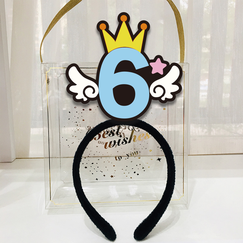 字母拼音音节名字发箍定制头饰数字发卡可爱发饰