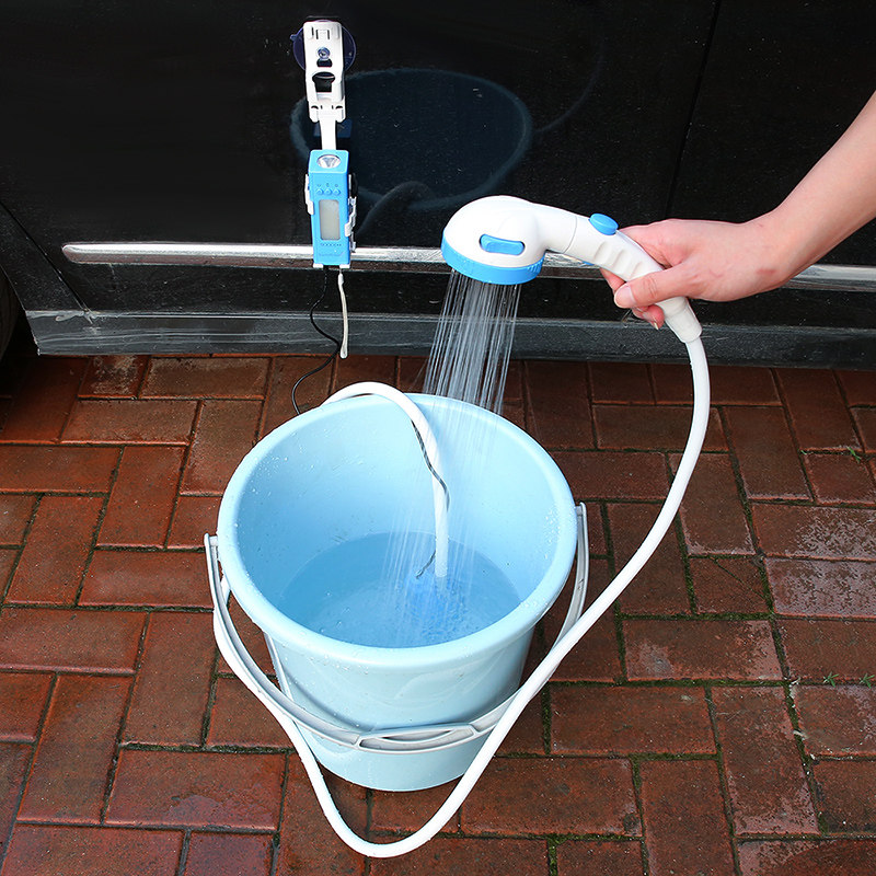 户外洗澡神器便携移动野外电动淋浴器车载旅行更衣