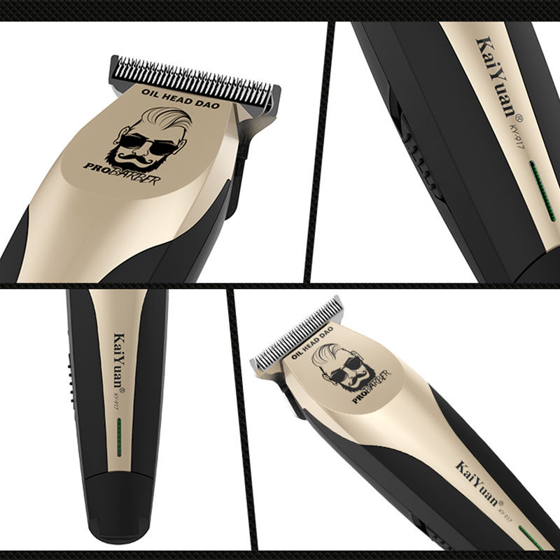 复古油头美发雕刻推子发廊专业刻痕理发器理发店电推剪专用充电式