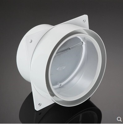 厨房烟道排风风口止回阀抽油烟机止逆卫生间排气单向阀厨房阀门系统